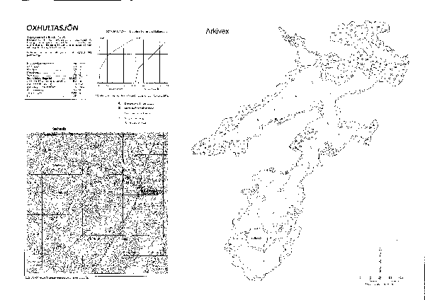 Djupkarta för Oxhultasjön — Oxhultasjön — blad 3-6379 (SMHI Vattenwebb)