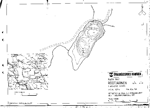 Djupkarta för Rödtjärnen