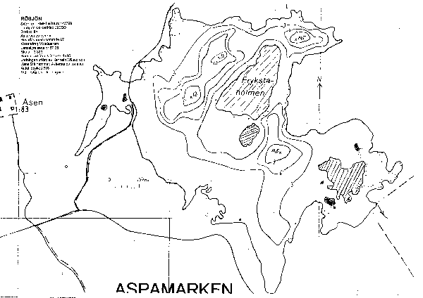 Djupkarta för Rösjön