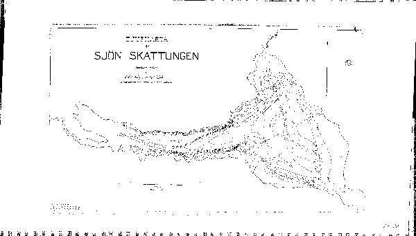 Djupkarta för Skattungen — Skattungen — blad 1-0108 (SMHI Vattenwebb)