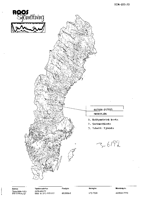 Djupkarta för Skogssjön