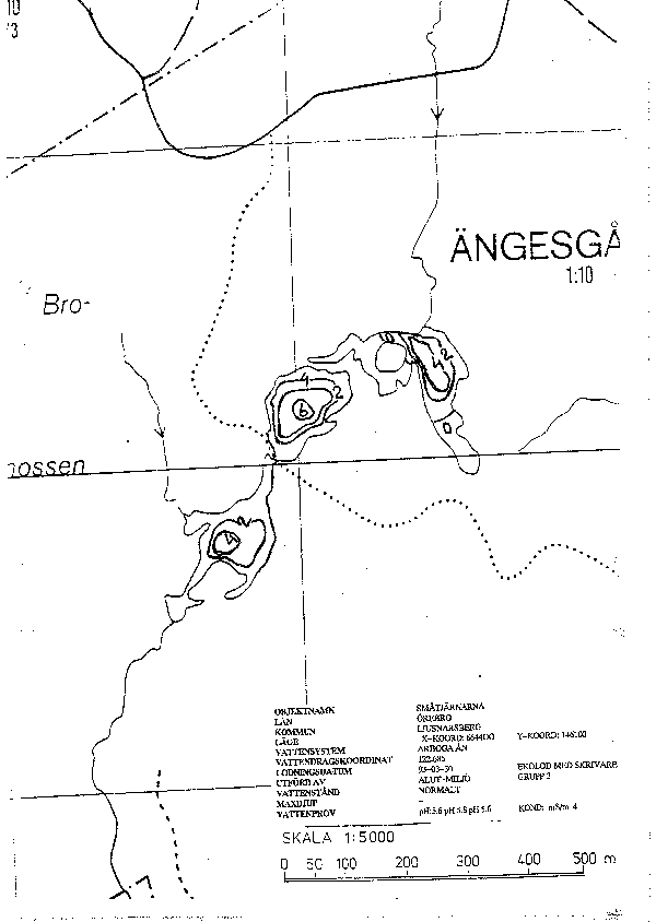 Djupkarta för Småtjärnarna i Örebro — SMHI Vattenwebb