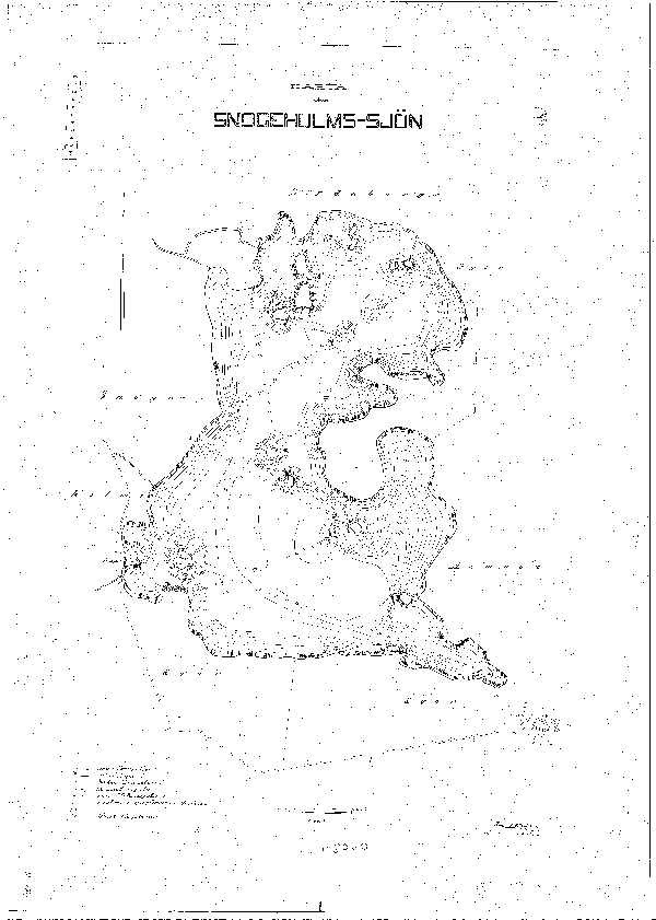 Djupkarta för Snogeholmssjön — Snogeholmssjön — blad 2-0174 (SMHI Vattenwebb)