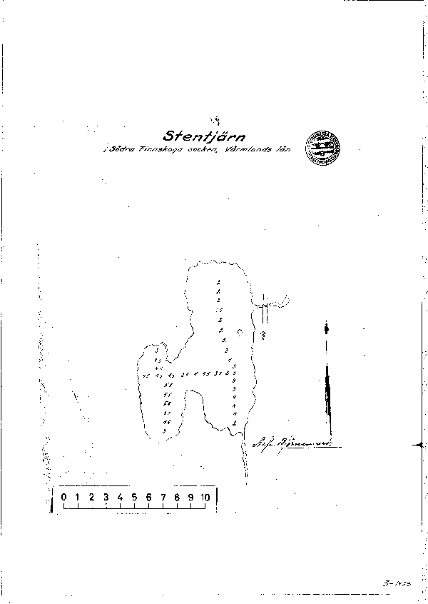 Djupkarta för Stentjärnet