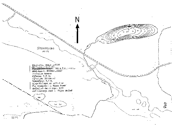 Djupkarta för Stor-Abborrtjärnen