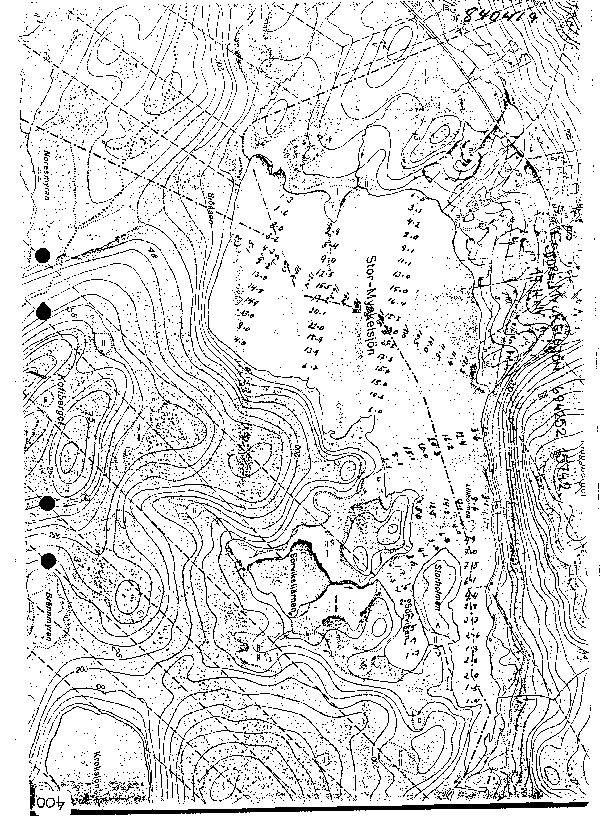 Djupkarta för Stor-Myckelsjön — Stor-Myckelsjön — blad 5-0396 (SMHI Vattenwebb)