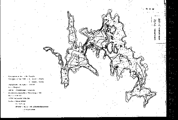 Djupkarta för Stor-Älgsjön — Stor-Älgsjön — blad 3-4058 (SMHI Vattenwebb)