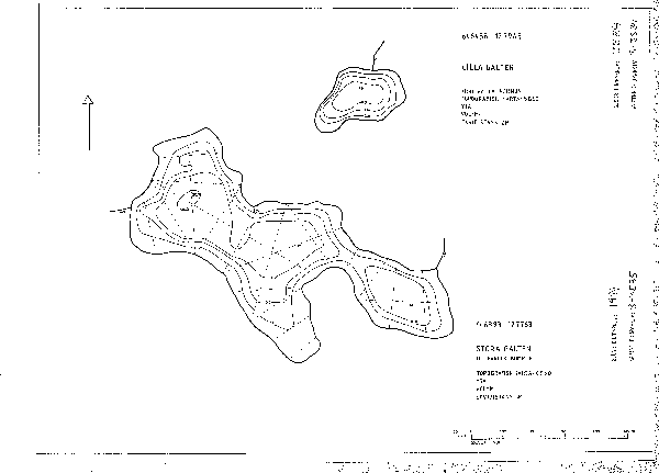 Djupkarta för Stora Galten — Stora Galten — blad 3-4256 (SMHI Vattenwebb)
