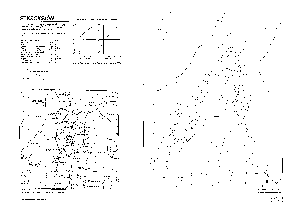 Djupkarta för Stora Kroksjön i Falkenberg — Stora Kroksjön — blad 3-6569 (SMHI Vattenwebb)