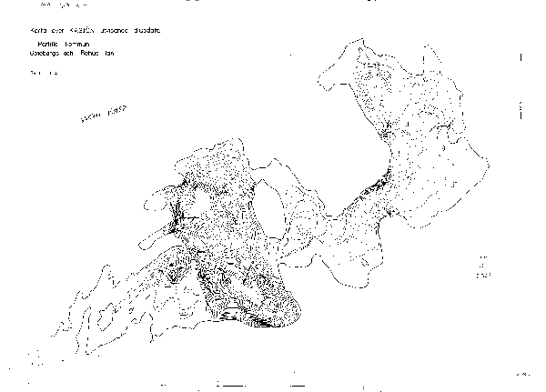 Djupkarta för Stora Kåsjön — Stora Kåsjön — blad 2-0195 (SMHI Vattenwebb)