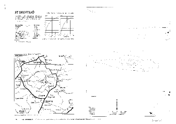 Djupkarta för Stora Skottsjö — Stora Skottsjö — blad 3-6645 (SMHI Vattenwebb)