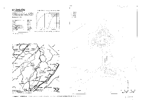 Djupkarta för Stora Ärsjön — Stora Ärsjön — blad 3-6644 (SMHI Vattenwebb)
