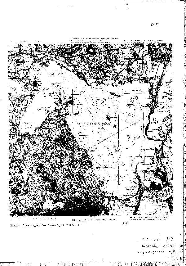Djupkarta för Storsjön — Storsjön — blad 3-0244 (SMHI Vattenwebb)