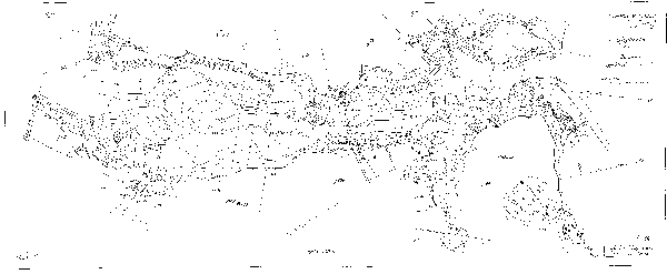 Djupkarta för Ströms Vattudal — Ströms Vattudal — blad 1-0039 (SMHI Vattenwebb)