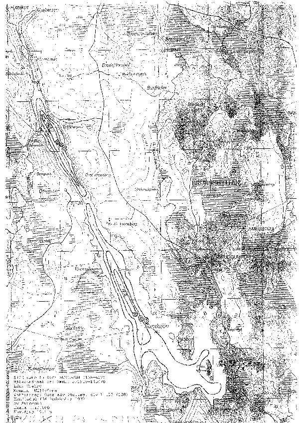 Djupkarta för Sundsjön i Hällefors — Sundsjön — blad 2-0524 (SMHI Vattenwebb)