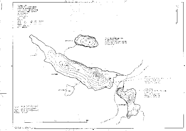 Djupkarta för Svartsjöarna i Ljusdal — Stora Svartsjön — blad 2-0275 (SMHI Vattenwebb)