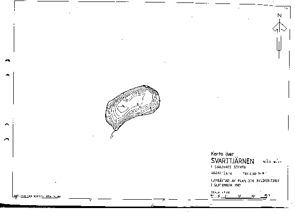 Djupkarta för Svarttjärnen
