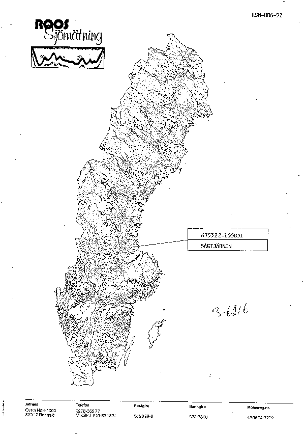 Djupkarta för Sågtjärnen