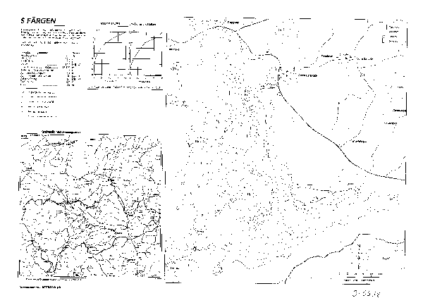 Djupkarta för Södra Färgen — Södra Färgen — blad 3-6532 (SMHI Vattenwebb)