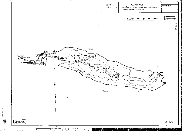 Djupkarta för Torpsjön i Ånge — Torpsjön — blad 3-0424 (SMHI Vattenwebb)