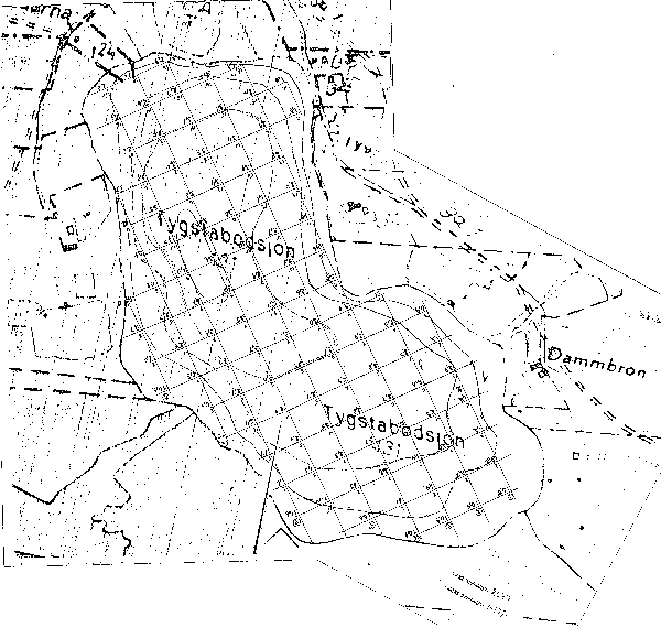 Djupkarta för Tygstabodsjön — Tygstabodsjön — blad 1-0177 (SMHI Vattenwebb)