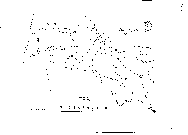 Djupkarta för Tälningen — Tälningen — blad 3-0588 (SMHI Vattenwebb)