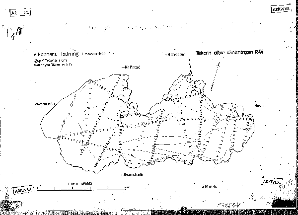 Djupkarta för Tåkern — Tåkern — blad 3-0732 (SMHI Vattenwebb)