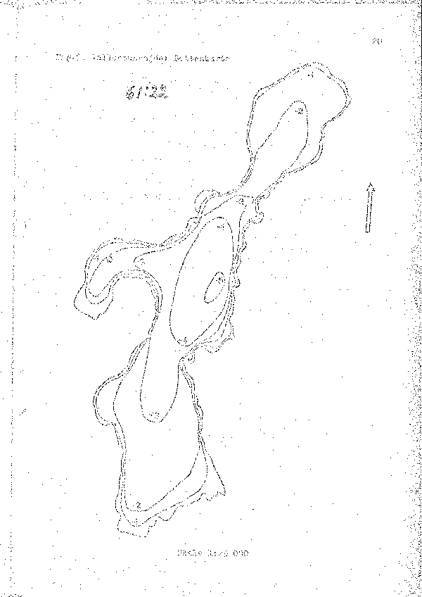 Djupkarta för Vallentunasjön — Vallentunasjön — blad 3-0304 (SMHI Vattenwebb)