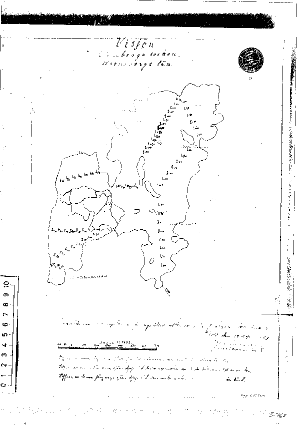 Djupkarta för Visjön