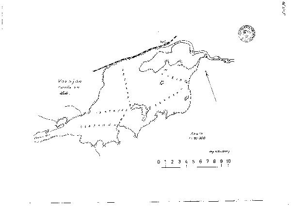 Djupkarta för Voxsjön — Voxsjön — blad 3-0594 (SMHI Vattenwebb)
