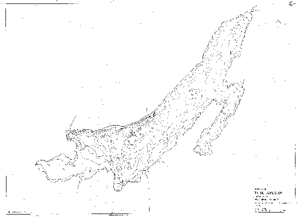 Djupkarta för Yttre Lemesjön — Yttre_Lemsjön — blad 5-0895 (SMHI Vattenwebb)