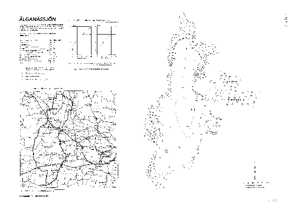 Djupkarta för Älganässjön — Älganässjön — blad 3-6764 (SMHI Vattenwebb)