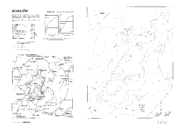 Djupkarta för Älvasjön i Varberg — Älvasjön — blad 3-6568 (SMHI Vattenwebb)