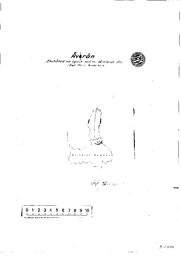 Djupkarta för Åvrån — Åvrån — blad 3-1344 (SMHI Vattenwebb)