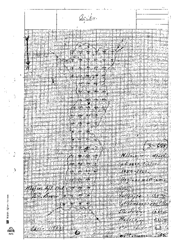 Djupkarta för Ösjön i Norberg — Ösjön — blad 3-0695 (SMHI Vattenwebb)