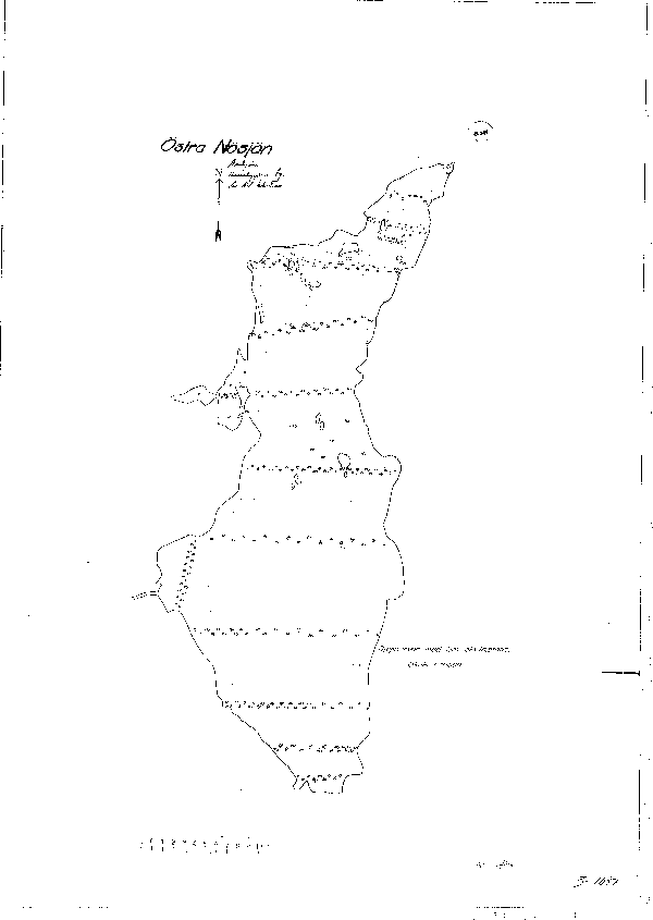 Djupkarta för Östra Nedsjön — Östra Nedsjön — blad 3-1087 (SMHI Vattenwebb)