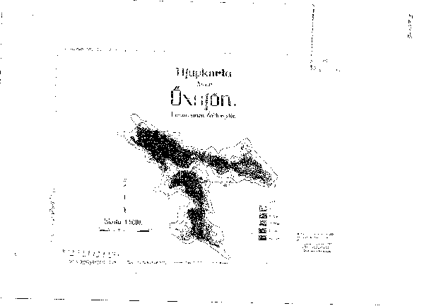 Djupkarta för Öxsjön — Öxsjön — blad 3-1073 (SMHI Vattenwebb)