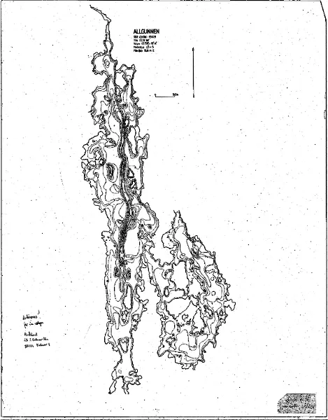 Djupkarta för Allgunnen — Allgunnen — blad 1-0203
