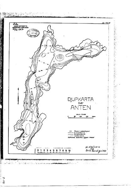 Djupkarta för Anten