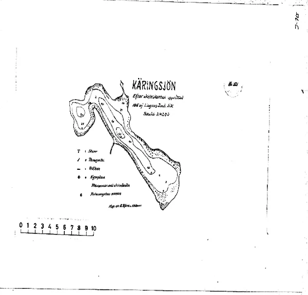 Djupkarta för Käringsjön