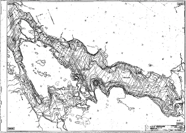 Depth map for Kårtjejaure