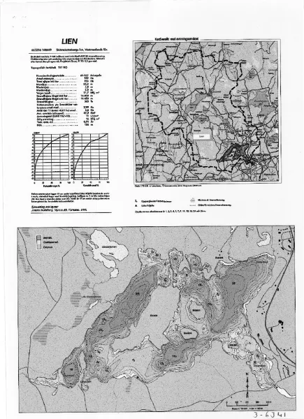 Depth map for Lien i Skinnskatteberg — Lien — blad 3-6341