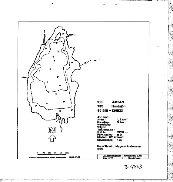 Djupkarta för Nordsjön