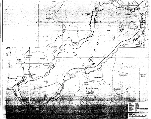 Depth map for Oppäsen — Oppäsen — blad 0-0155