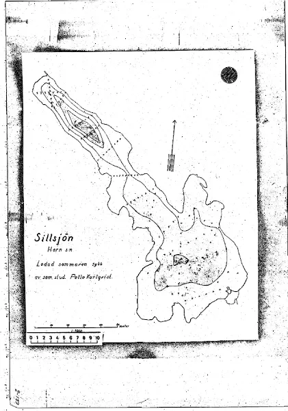 Djupkarta för Sillsjön