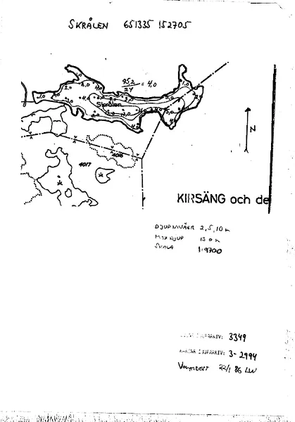 Djupkarta för Skrålen