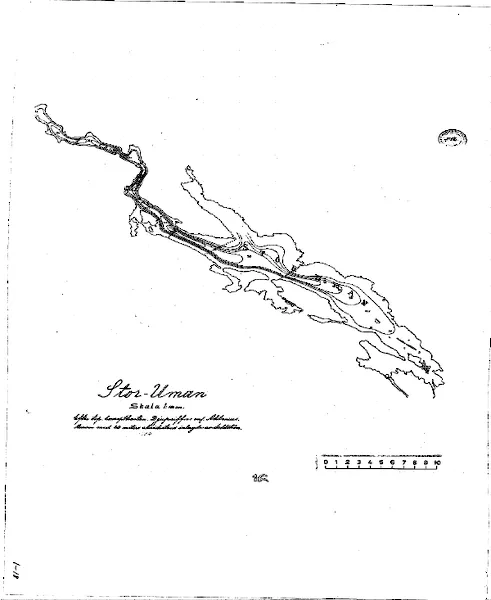 Depth map for Storuman — Storuman — blad 1-0018