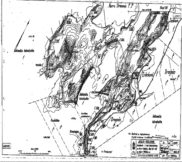 Depth map for Tjeknalis