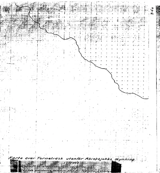 Depth map for Torneträsk — Torneträsk — blad 3-0005