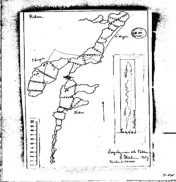 Djupkarta för Västra Öresjön — Västra Öresjön — blad 3-0885